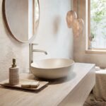 Chậu rửa mặt lavabo TOTO LT1705#MBE đặt bàn, màu be mờ - Ảnh 2