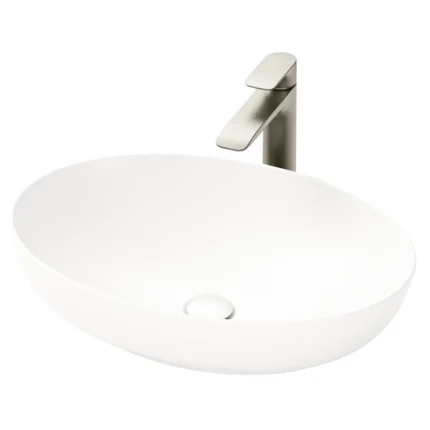 Chậu rửa mặt lavabo TOTO LT1705#MW đặt bàn, màu trắng mờ