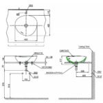 Chậu rửa mặt lavabo TOTO LT4704G19#MW đặt bàn - Ảnh 5