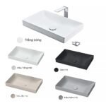 Chậu rửa mặt lavabo TOTO LT4716G19#MW đặt bàn - Ảnh 4