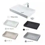 Lavabo TOTO LT4716G17#MW đặt bàn - Ảnh 4