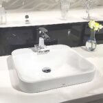 Chậu rửa mặt lavabo TOTO LT5615#XW đặt bàn (3 lỗ) - Ảnh 5