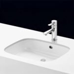 Chậu rửa mặt lavabo TOTO LW1535V#XW/ TL516GV âm bàn, kèm giá đỡ TL516GVW