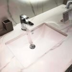 Chậu rửa mặt lavabo TOTO LW1535V#XW/ TL516GV âm bàn, kèm giá đỡ TL516GVW - Ảnh 3