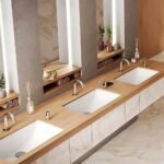 Chậu rửa mặt lavabo TOTO LW1535V#XW/ TL516GV âm bàn, kèm giá đỡ TL516GVW - Ảnh 4