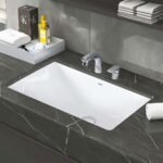 Chậu rửa mặt lavabo TOTO LW1536V#XW/ TL516GV âm bàn, kèm giá đỡ TL516GV - Ảnh 2