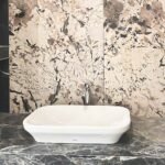 Chậu rửa mặt lavabo TOTO LW631JW/ F#W đặt bàn - Ảnh 3