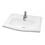 Chậu rửa mặt lavabo TOTO LW781CJ#W dương vành