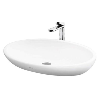 Chậu rửa mặt lavabo TOTO LW818JW/ F#W đặt bàn dòng LP Series