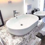 Chậu rửa mặt lavabo TOTO LW896JW/ F#W đặt bàn - Ảnh 2