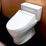 Bồn cầu TOTO MS188VKW14#XW/ T53P100VR 1 khối nắp điện tử TCF24410AAA, xả gạt - Ảnh 2