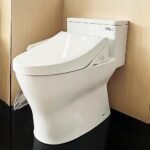 Bồn cầu TOTO MS188VKW16#XW/ T53P100VR 1 khối, nắp điện tử TCF23410AAA, xả gạt - Ảnh 2