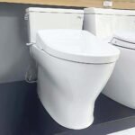 Bồn cầu TOTO MS188VKW23#XW/ T53P100VR 1 khối, nắp điện tử TCF47360GAA, xả gạt - Ảnh 3