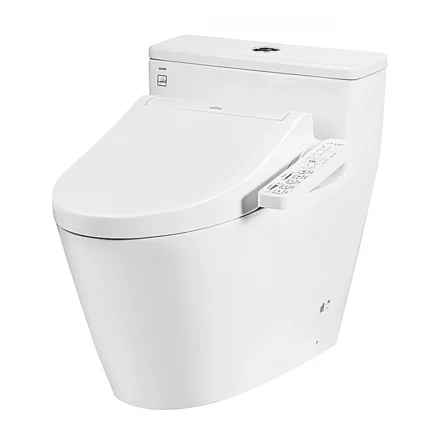Bồn cầu TOTO MS625CDW17#XW 1 khối, nắp điện tử TCF23460AAA