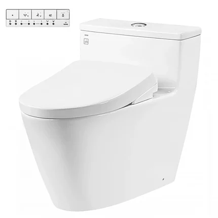 Bồn cầu TOTO MS625CDW23#XW 1 khối (Giấu dây), nắp điện tử TCF47360GAA