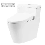 Bồn cầu TOTO MS636CDRW23#XW 1 khối (Giấu dây), nắp điện tử TCF47360GAA