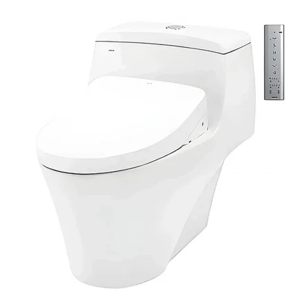 Bồn cầu TOTO MS823CDRW12#XW 1 khối (Giấu dây), nắp điện tử TCF4911EZ