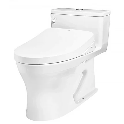 Bồn cầu TOTO MS855CDW12#XW 1 khối (Giấu dây), nắp điện tử TCF4911EZ