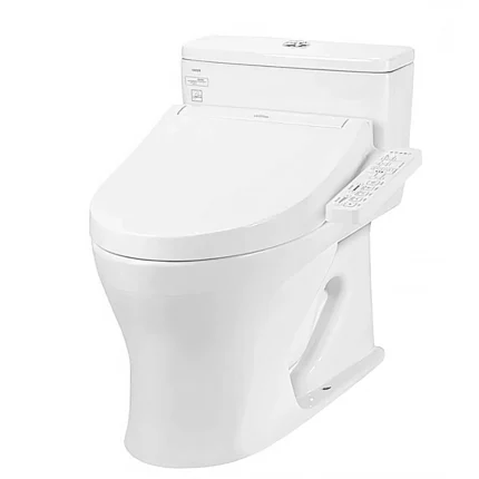 Bồn cầu TOTO MS855CDW17#XW 1 khối, (Giấu dây) nắp điện tử TCF23460AAA