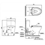 Bồn cầu TOTO MS855DT3#XW 1 khối nắp êm TC385VS - Ảnh 5
