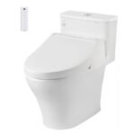 Bồn cầu TOTO MS857CDW15#XW 1 khối, nắp điện tử TCF24460AAA