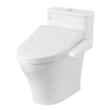 Bồn cầu TOTO MS857CDW17#XW 1 khối, nắp điện tử TCF23460AAA