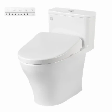 Bồn cầu TOTO MS857CDW23#XW 1 khối, nắp điện tử TCF47360GAA