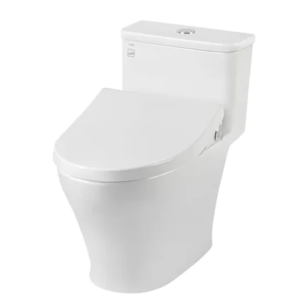 Bồn cầu TOTO MS857DE4#XW 1 khối nắp rửa cơ TCW1211A
