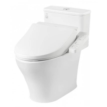 Bồn cầu TOTO MS857DW18#XW 1 khối, nắp điện tử TCF23710AAA