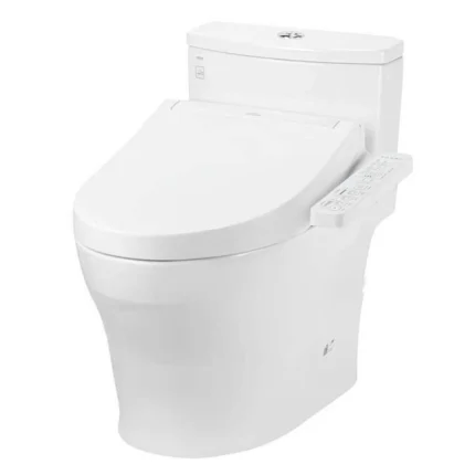 Bồn cầu TOTO MS885CDW17#XW 1 khối (giấu dây), nắp điện tử TCF23460AAA