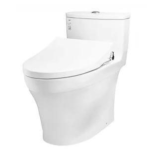 Bồn cầu TOTO MS885DE4#XW 1 khối, nắp rửa cơ TCW1211A