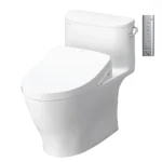 Bồn cầu TOTO MS887RW11#XW 1 khối, nắp điện tử TCF4911Z, xả gạt