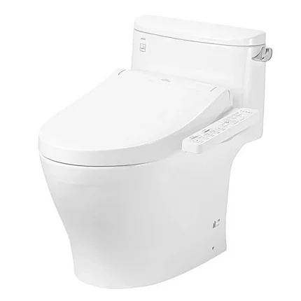 Bồn cầu TOTO MS887RW16#XW 1 khối, nắp điện tử TCF23410AAA, xả gạt