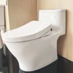 Bồn cầu TOTO MS887RW11#XW 1 khối, nắp điện tử TCF4911Z, xả gạt - Ảnh 3