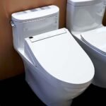 Bồn cầu TOTO MS887RW14#XW 1 khối, nắp điện tử TCF24410AAA, xả gạt - Ảnh 2