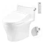 Bồn cầu TOTO MS887RW14#XW 1 khối, nắp điện tử TCF24410AAA, xả gạt