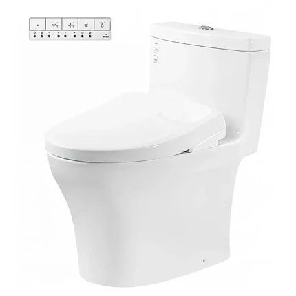 Bồn cầu TOTO MS889CDRW23#XW 1 khối (Giấu dây), nắp điện tử TCF47360GAA