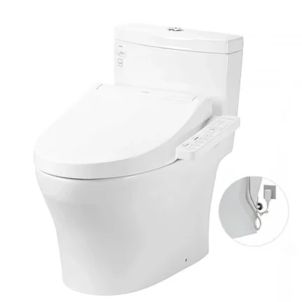 Bồn cầu TOTO MS889DRW16#XW 1 khối, nắp điện tử TCF23410AAA