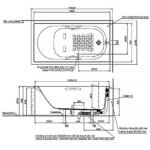Bồn tắm TOTO PAY1715VC#W đặt sàn - Ảnh 4