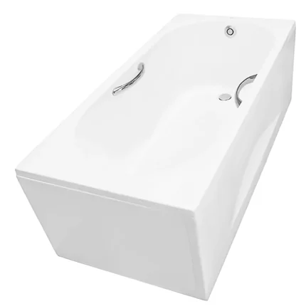 Bồn tắm TOTO PAY1515HVC#W/ TVBF411 đặt sàn, có tay vịn, kèm ống thải TVBF411