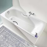 Bồn tắm TOTO PAY1725VC#W/ TVBF411 đặt sàn kèm ống thải TVBF411 - Ảnh 2