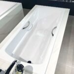 Bồn tắm TOTO PAY1735VC#W/ TVBF411 đặt sàn kèm ống thải TVBF411 - Ảnh 2