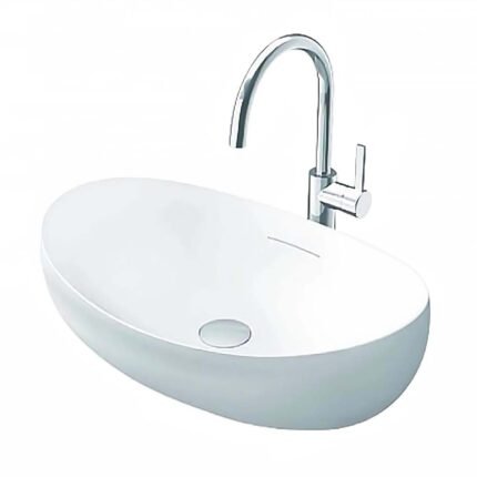 Chậu rửa mặt lavabo TOTO PJS01WE#GW đá, đặt bàn
