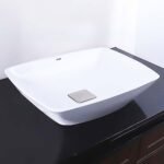 Chậu rửa mặt lavabo TOTO PJS02WE#MW đá, đặt bàn - Ảnh 3