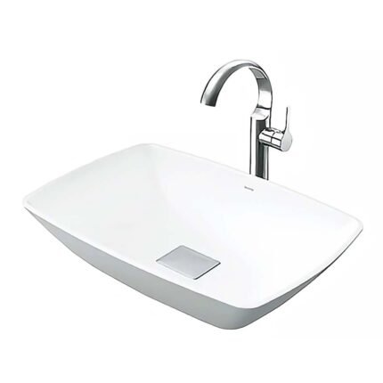 Chậu rửa mặt lavabo TOTO PJS02WE#MW đá, đặt bàn