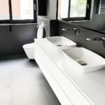 Chậu rửa mặt lavabo TOTO PJS02WE#MW đá, đặt bàn - Ảnh 4