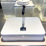 Chậu rửa mặt lavabo TOTO PJS03WE#GW đá, đặt bàn - Ảnh 2