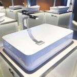 Chậu rửa mặt lavabo TOTO PJS03WE#MW đá, đặt bàn - Ảnh 3