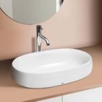 Chậu rửa mặt lavabo TOTO PJS05WE#GW đá, đặt bàn - Ảnh 4