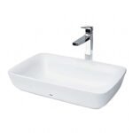 Chậu rửa mặt lavabo TOTO PJS06WE#MW đá, đặt bàn